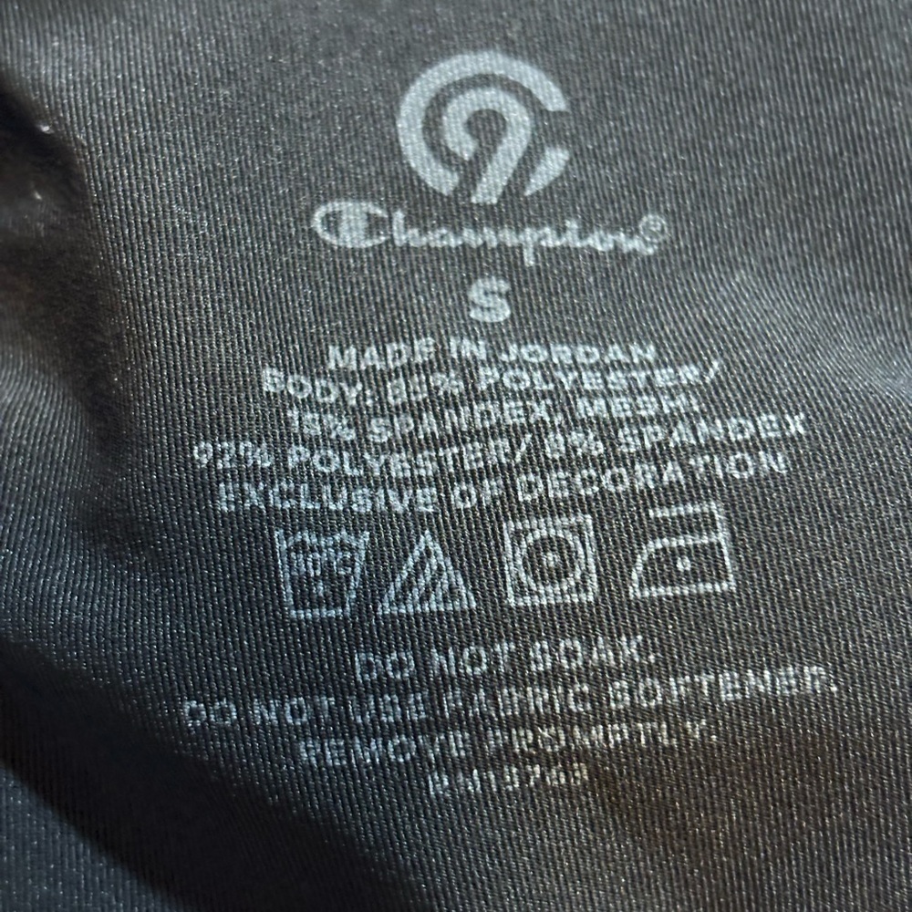 Champion Black Women’s Leggings with white accents - Picture 7 of 7